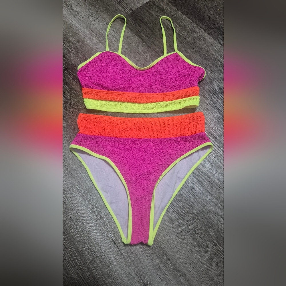 Vibrant Two-Piece Bikini Set